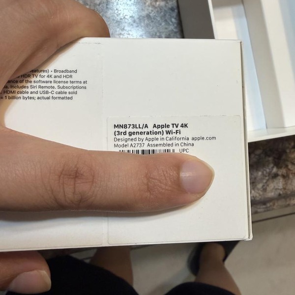 Apple TV 4k 3rd Gen (2022) - 64 GB, Wi-Fi