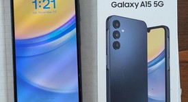 Good
													Samsung Galaxy A15 5G - Metro by T-Mobile, Black & Blue, 128 GB, 4 GB, photo 1 of 7