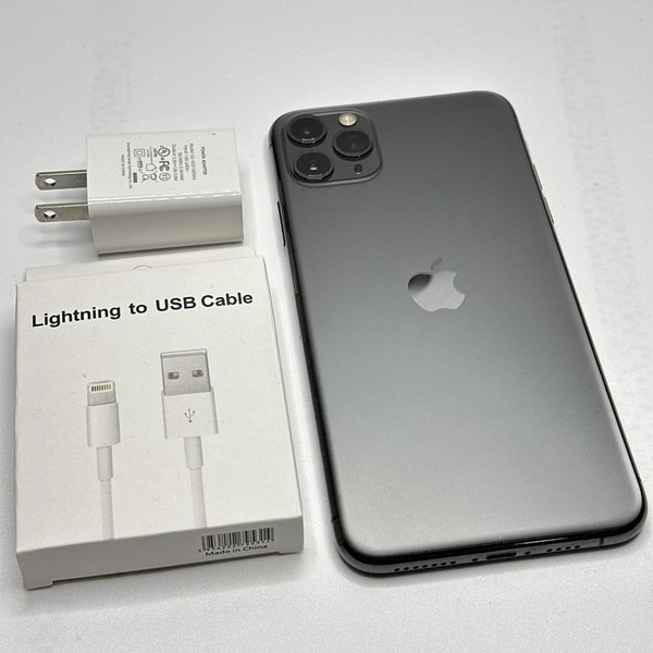 Apple iPhone 11 Pro Max - Unlocked, 64 GB, Gray, A2161