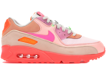 Nike Air Max 90 PRM Platinum Crimson/Bright Purple (Women's) for sale