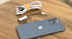 Good
													Apple iPhone 12 Pro Max - Unlocked, Pacific Blue, 128 GB, A2342, photo 3 of 5