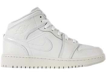 Jordan 1 Mid Triple White (2020) (GS) for sale
