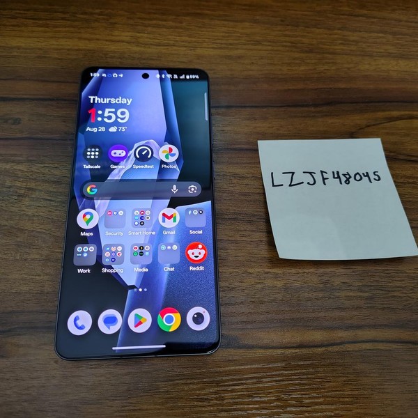 OnePlus 13R - Unlocked, 256 GB, Nebula Noir, 12 GB