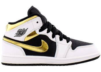 Jordan 1 Mid White Gold (PS) for sale