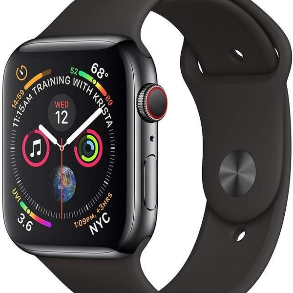 Apple Watch Series 4 44mm - Unlocked, Black, A1976 - Cellular, Stainless