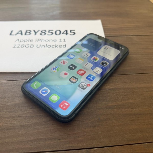 Apple iPhone 11 - Unlocked, 128 GB, Black, A2111
