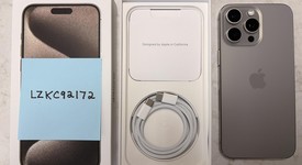 Good
													Apple iPhone 15 Pro Max - Unlocked, Natural, 256 GB, A2849, photo 3 of 9