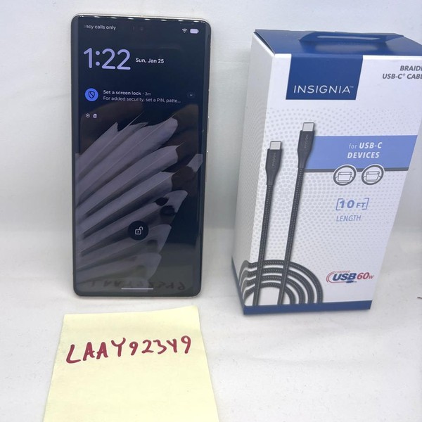 Google Pixel 7 Pro - Unlocked, Hazel, 128 GB, 12 GB, GE2AE