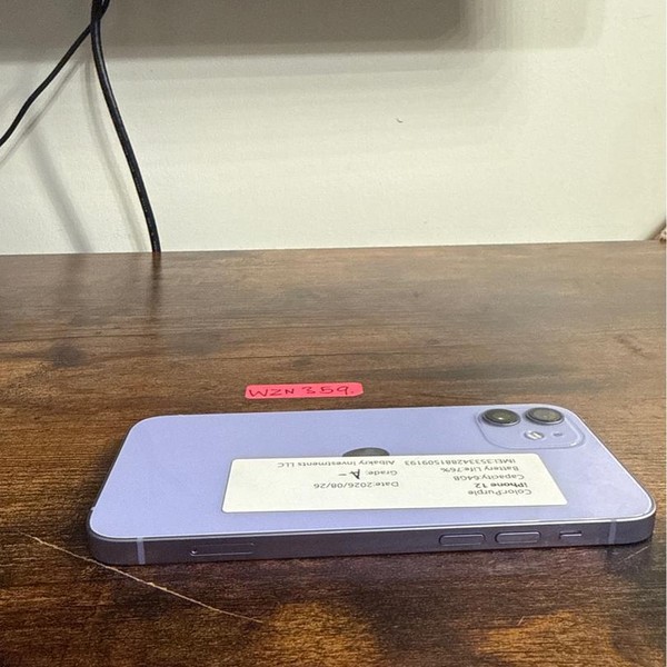Apple iPhone 12 - Unlocked, 64 GB, Purple, A2172
