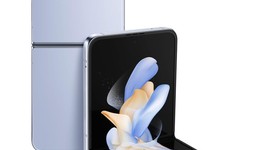 Good
													Samsung Galaxy Z Flip4 5G - Verizon, Blue, 128 GB, 8 GB, SM-F721U, photo 1 of 1