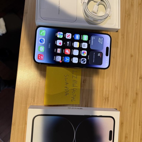 Apple iPhone 14 Pro Max - Unlocked, 512 GB, Black, A2651