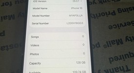 Mint
													Apple iPhone 16 - Unlocked, Black, 128 GB, A3081, photo 2 of 11
