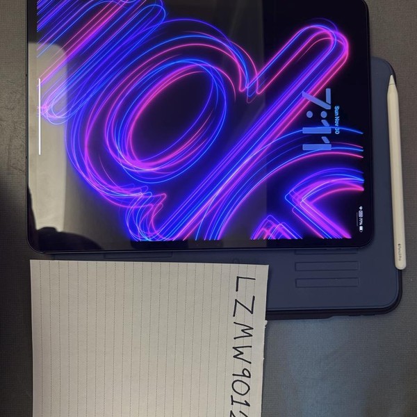 Apple iPad Pro 13 inch (M4) 2024 - Unlocked, 256 GB, Black, 8 GB, A2926, Standard Glass