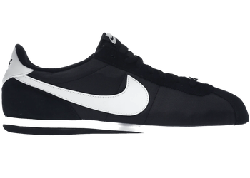 Nike Cortez Basic Nylon Black White-Metallic Silver for sale