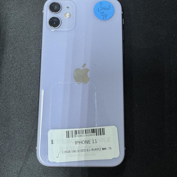 Apple iPhone 11 - Unlocked, 128 GB, Purple, A2111