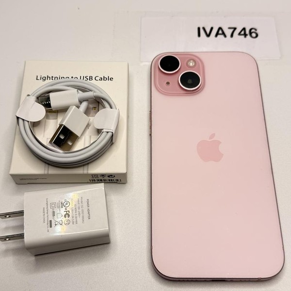 Apple iPhone 15 - Unlocked, 256 GB, Pink, A2846