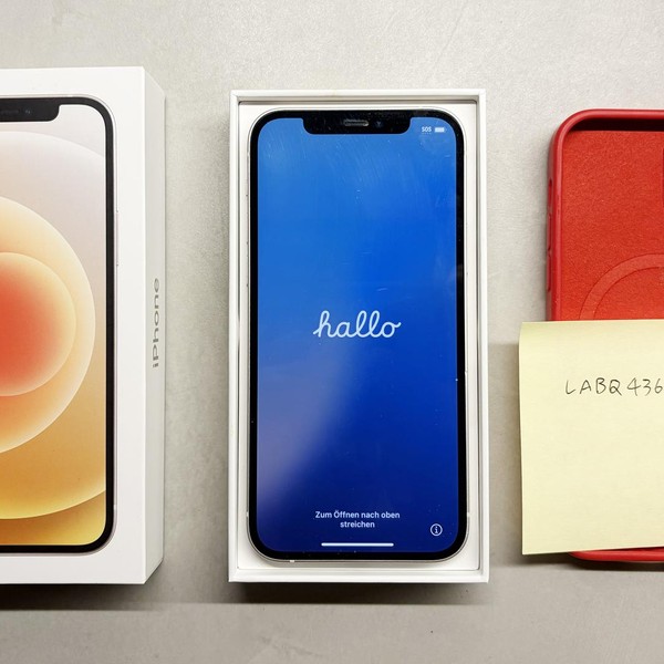 Apple iPhone 12 - Unlocked, 128 GB, White, A2172