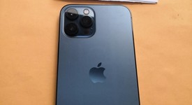 Good
													Apple iPhone 12 Pro Max - Unlocked, Pacific Blue, 256 GB, A2342, photo 3 of 10