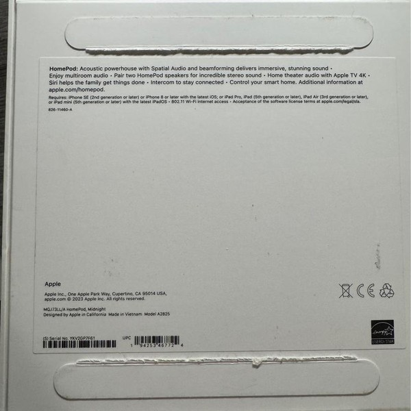 Apple HomePod 2nd Gen - Midnight