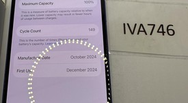 Good
													Apple iPhone 16 - Unlocked, Ultramarine, 128 GB, A3081, photo 1 of 6