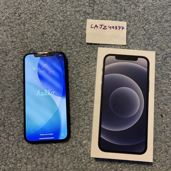 Apple iPhone 12 - T-Mobile, 64 GB, Black, A2172
