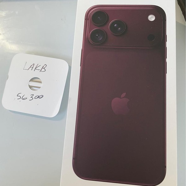 Apple iPhone 18 Pro Max - Unlocked, 256 GB, Burgundy, a3473