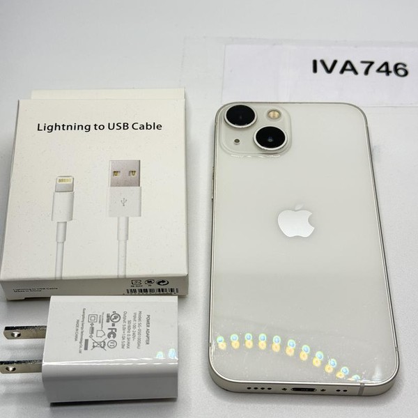 Apple iPhone 13 Mini - Unlocked, 128 GB, Starlight, A2481