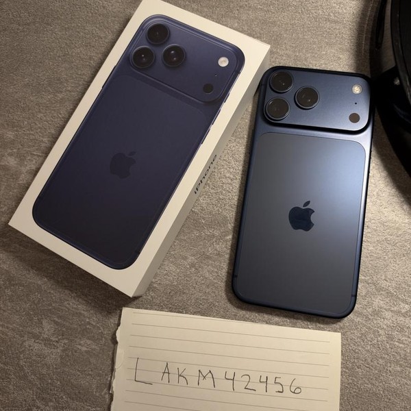 Apple iPhone 17 Pro Max - Unlocked, 256 GB, Deep Blue, A3257