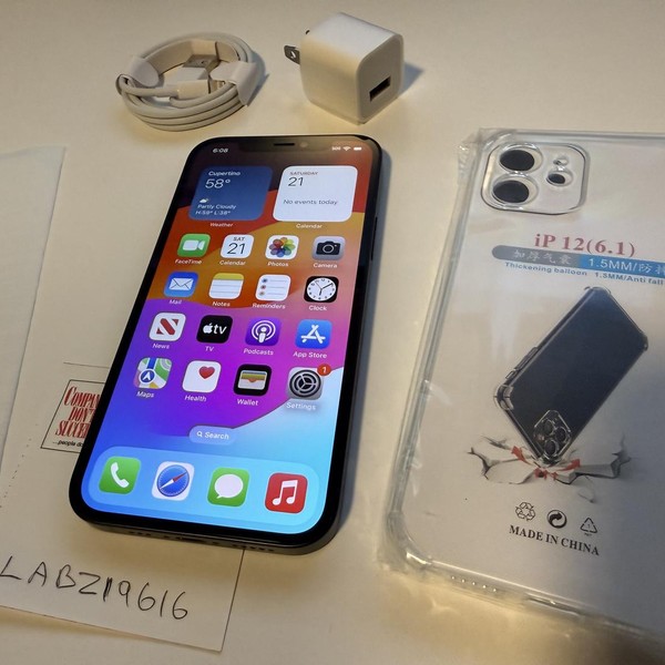 Apple iPhone 12 - Unlocked, 64 GB, Black, A2172