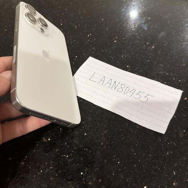 Apple iPhone 15 Pro Max - Unlocked, 256 GB, White, A2849