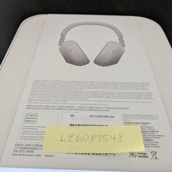Sony WH-1000XM6 - Platinum Silver