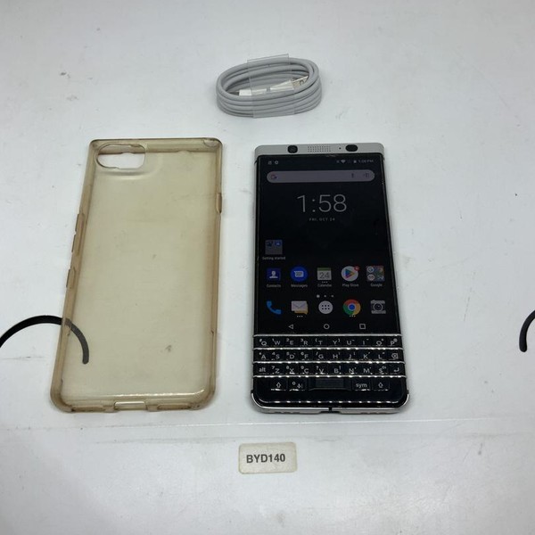 Blackberry Keyone - Unlocked, 32 GB, Silver, 3 GB, BBB100-1, Regular