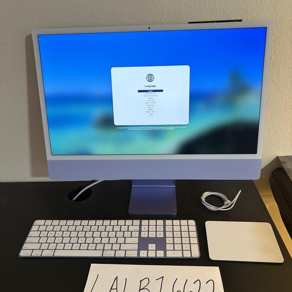 iMac 2021 24 inch - 1 TB, Purple, 16 GB, Apple M1