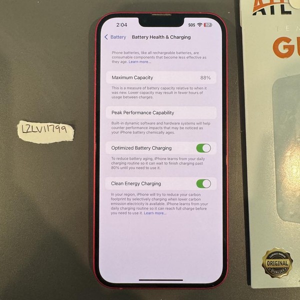 Apple iPhone 14 Plus - Unlocked, 256 GB, Red, A2632