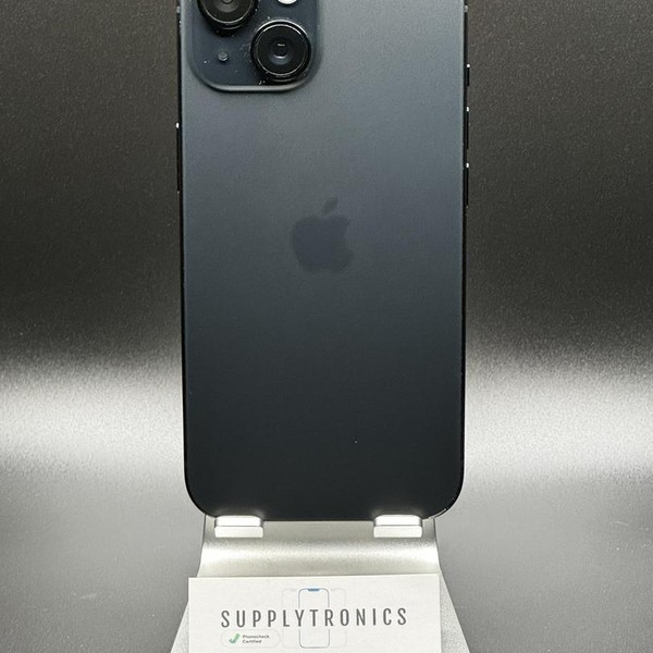 Apple iPhone 15 - Unlocked, 256 GB, Black, A2846