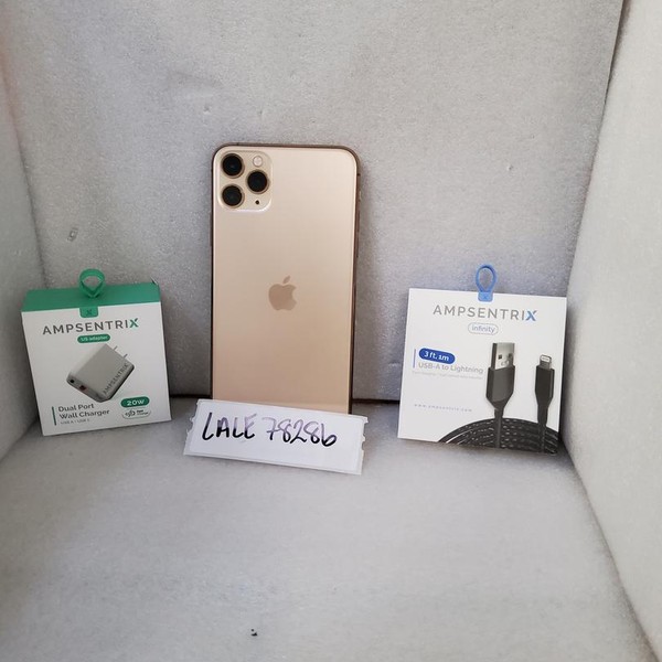 Apple iPhone 11 Pro Max - Unlocked, 64 GB, Gold, A2161