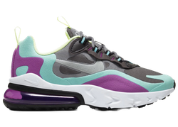Nike Air Max 270 React Gunsmoke Aurora (GS) for sale