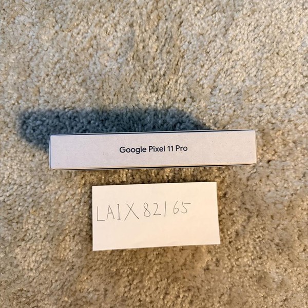 Google Pixel 11 Pro - Unlocked, 256 GB, Obsidian, 12 GB, G7SWN