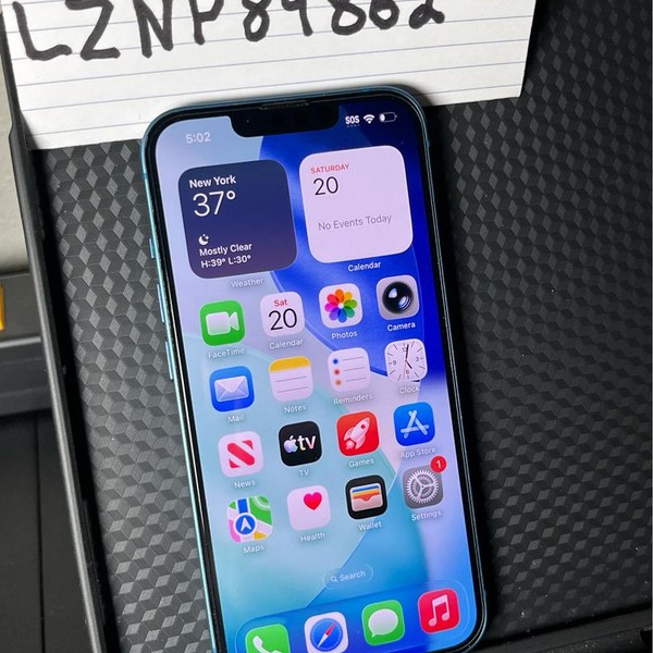 Apple iPhone 13 - Unlocked, 128 GB, Blue, A2482