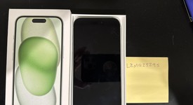 Good
													Apple iPhone 15 - Unlocked, Green, 128 GB, A2846, photo 3 of 6