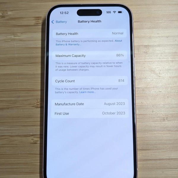 Apple iPhone 15 - Unlocked, 128 GB, Pink, A2846