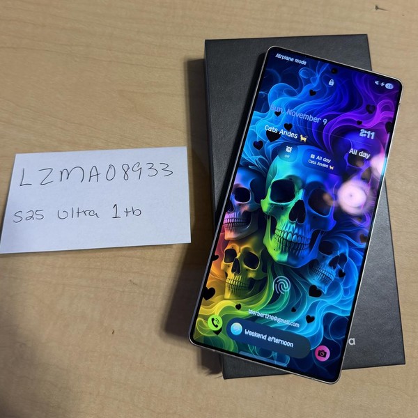 Samsung Galaxy S25 Ultra - Unlocked, 1 TB, Whitesilver, 12 GB, SM-S938U1