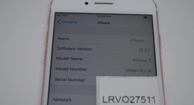 Good
													Apple iPhone 7 - Unlocked, Rose Gold, 256 GB, A1660, photo 2 of 11