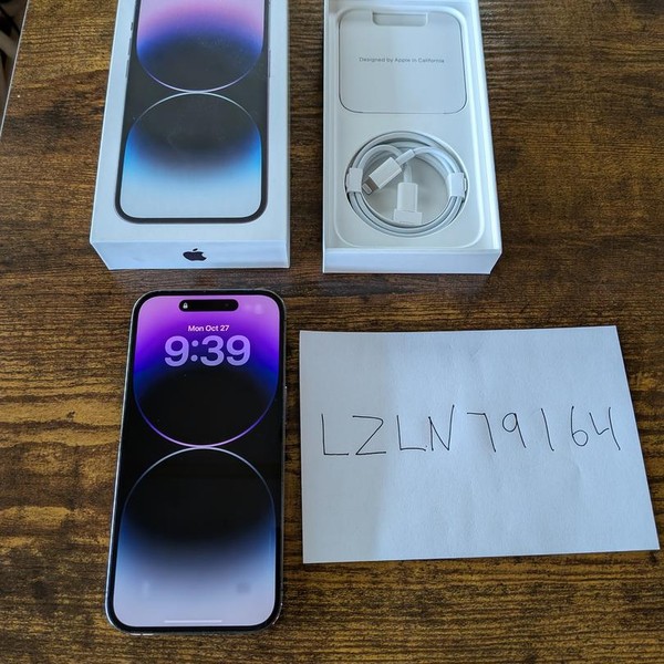 Apple iPhone 14 Pro - T-Mobile, 128 GB, Purple, A2650