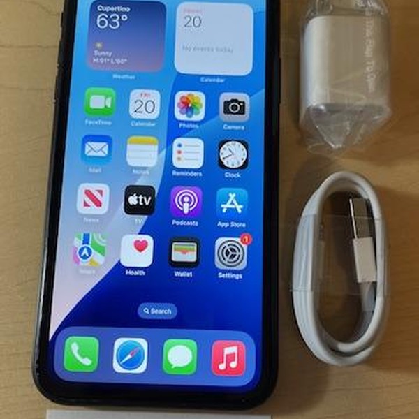 Apple iPhone Xr - Unlocked, 64 GB, Black, A1984