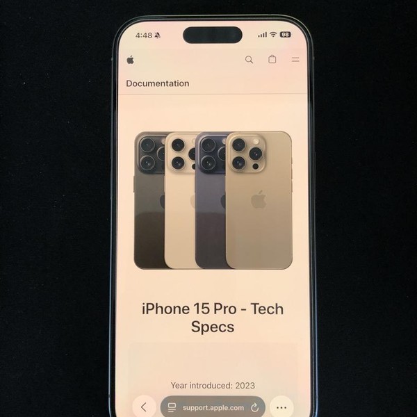 Apple iPhone 15 Pro - Unlocked, 256 GB, Natural, A2848