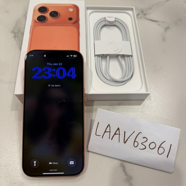 Apple iPhone 17 Pro - Unlocked, Cosmic Orange, 256 GB, A3256