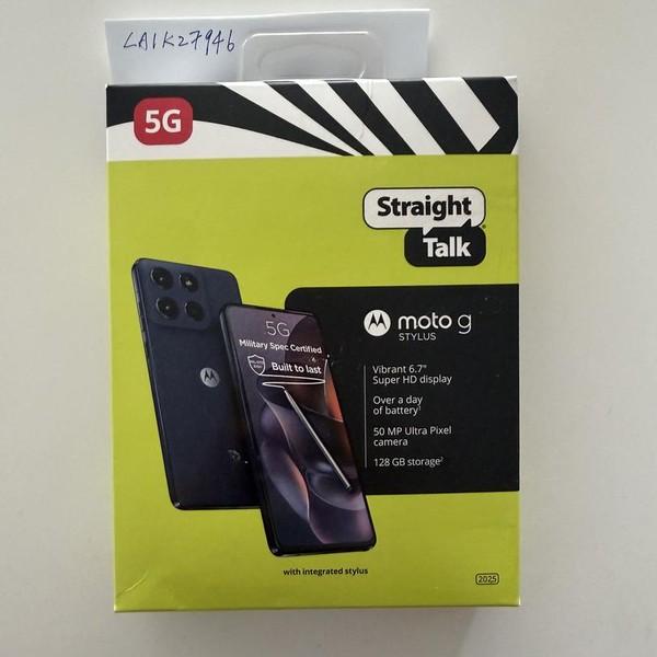 Moto G Stylus 5G (2025) - Straight Talk, 128 GB, Gibraltar Sea, 8 GB
