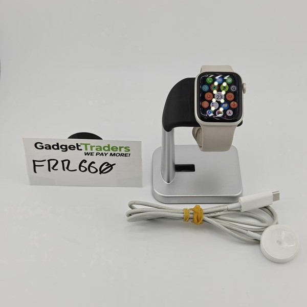 Apple Watch SE 2nd Gen 40mm - Unlocked, Starlight, A2726 - Cellular, Aluminum