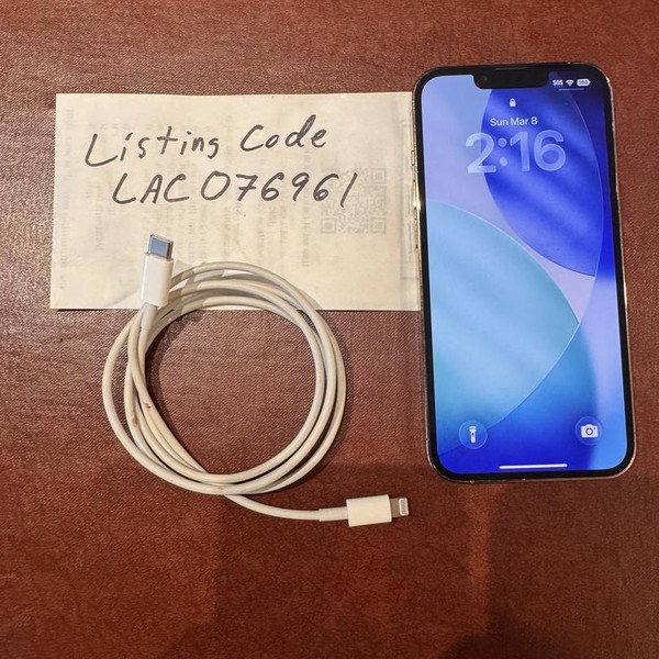 Apple iPhone 13 Pro - Unlocked, 256 GB, Gold, A2483